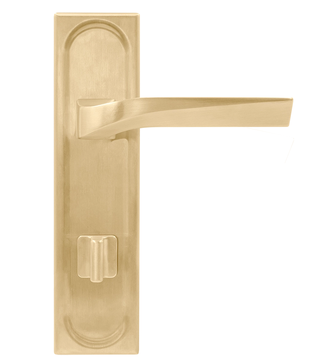 Ручка дверная WD CONCERT HALL PLS WC AH на планке под сантехническую завертку, цвет Осенний мёд/Autumn Honey фото купить в Новокузнецке