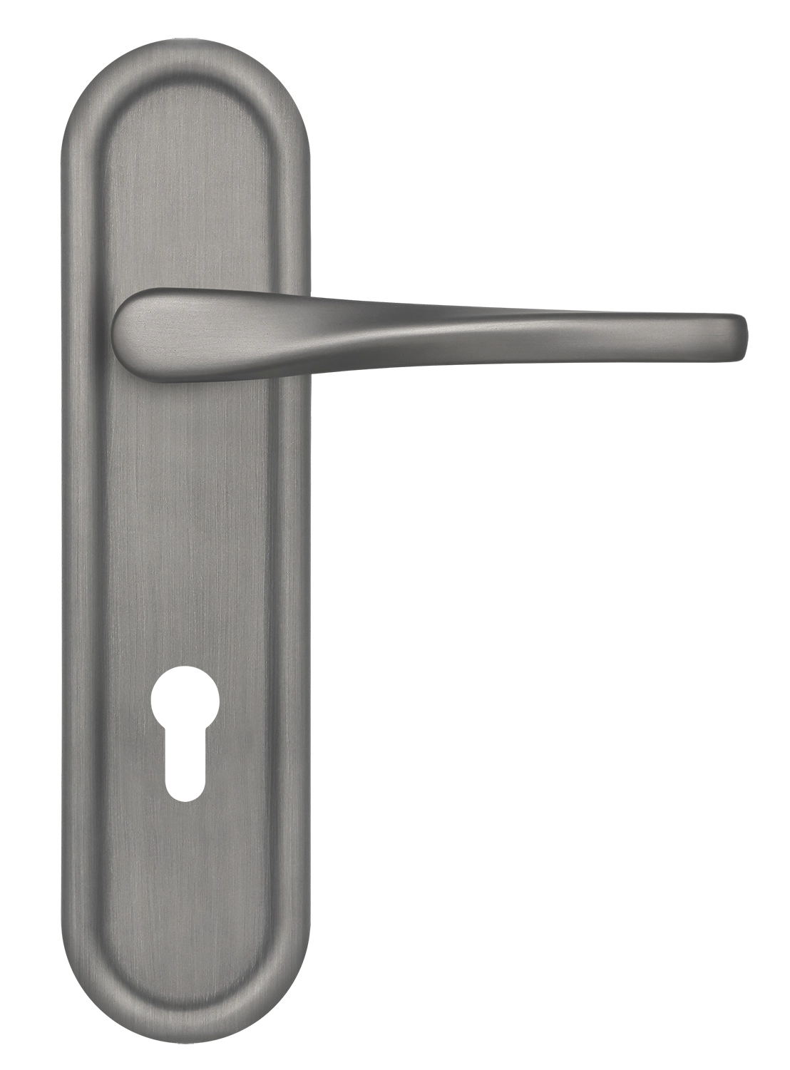 Ручка дверная THE OLYMPICS PLR KH WF на планке под ключевой цилиндр, цвет Зимняя стужа/Winter Frost фото купить Новокузнецк