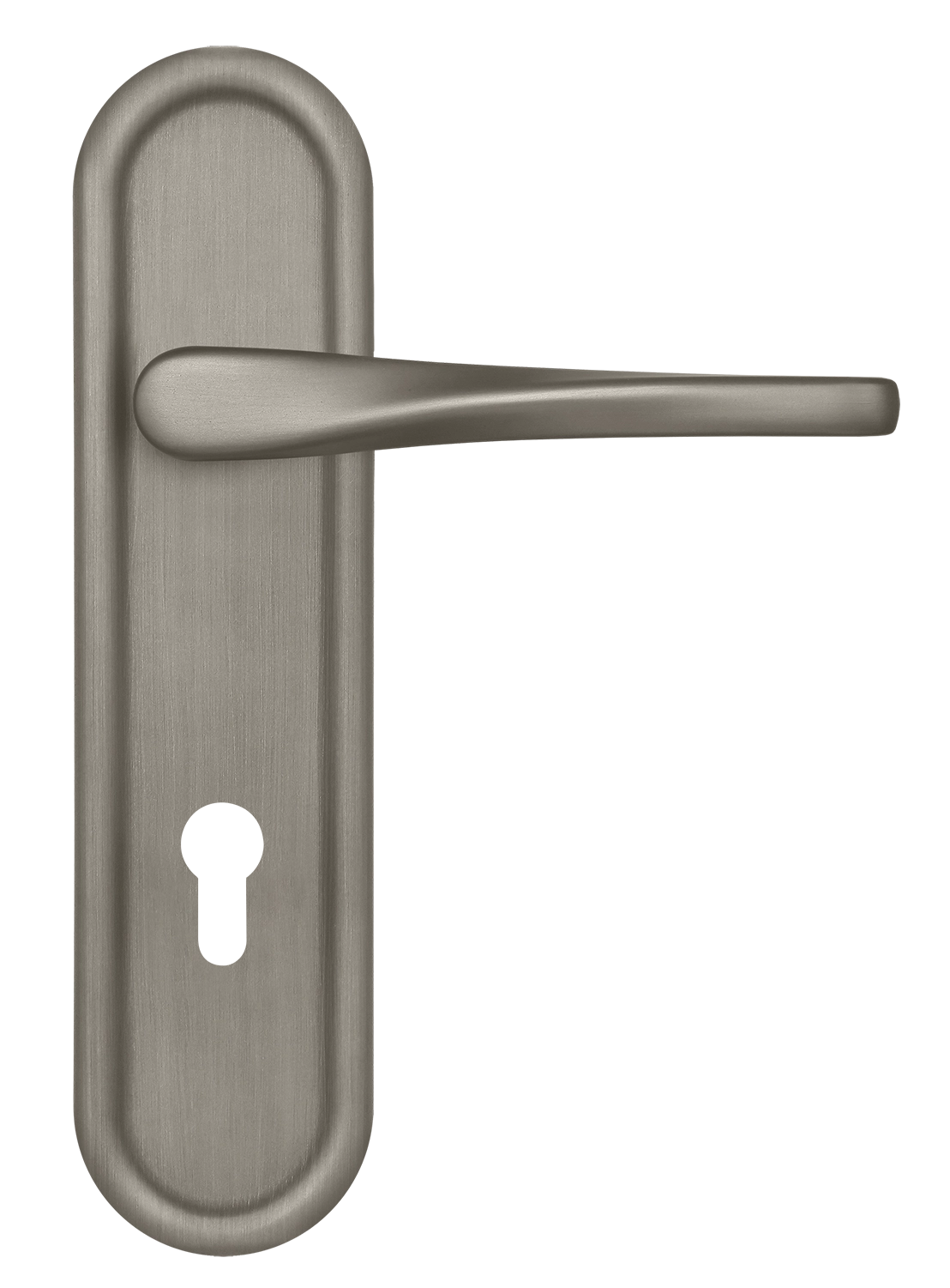 Ручка дверная THE OLYMPICS PLR KH SMI на планке под ключевой цилиндр, цвет Весенняя дымка/Spring Mist фото купить Новокузнецк