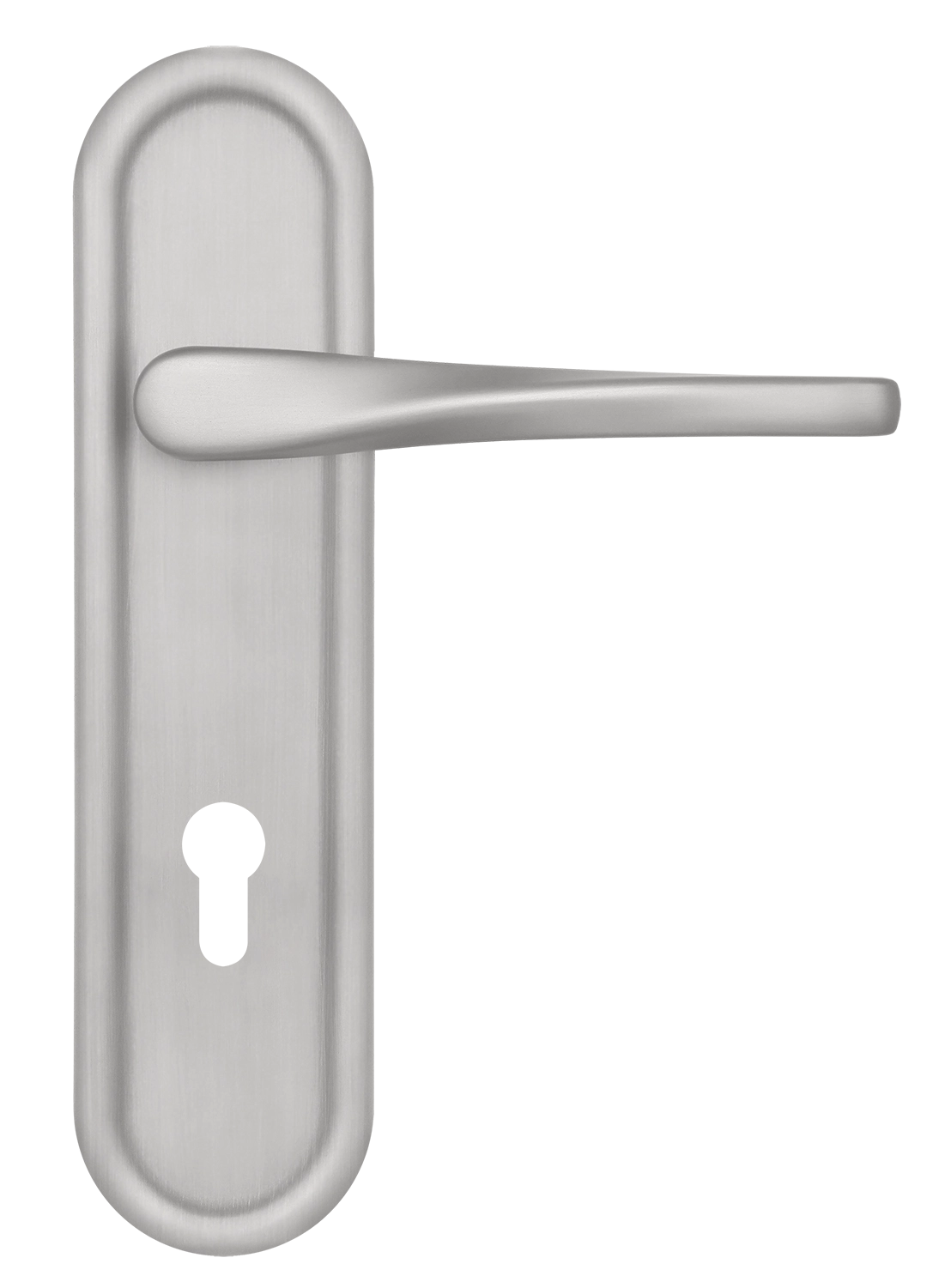 Ручка дверная THE OLYMPICS PLR KH SSW на планке под ключевой цилиндр, цвет Стокгольмский снегопад/Stockholm Snowfall фото купить Новокузнецк