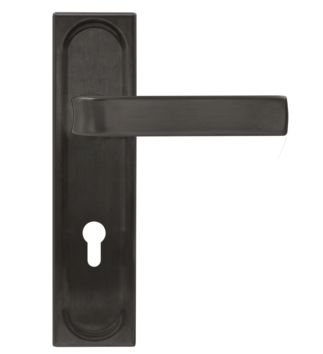 Ручка дверная THE BUS STATION PLS KH SST на планке под ключевой цилиндр, цвет Летняя гроза/Summer Storm фото купить Новокузнецк