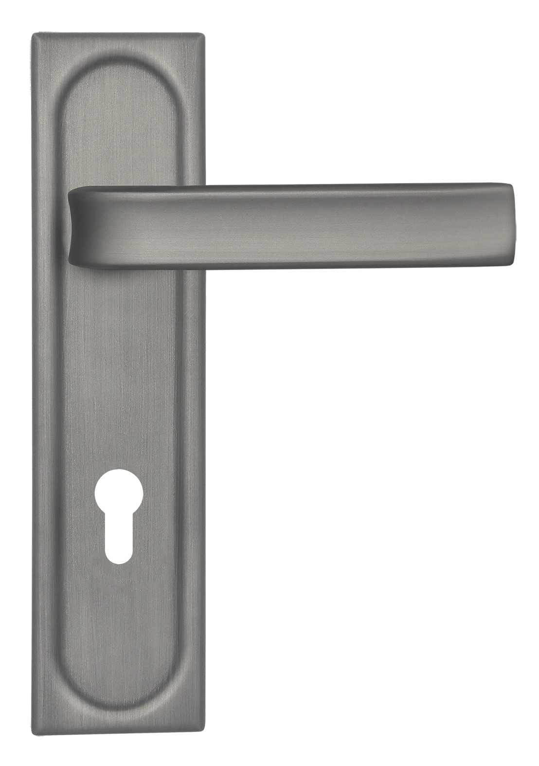 Ручка дверная THE BUS STATION PLS KH WF на планке под ключевой цилиндр, цвет Зимняя стужа/Winter Frost фото купить Новокузнецк