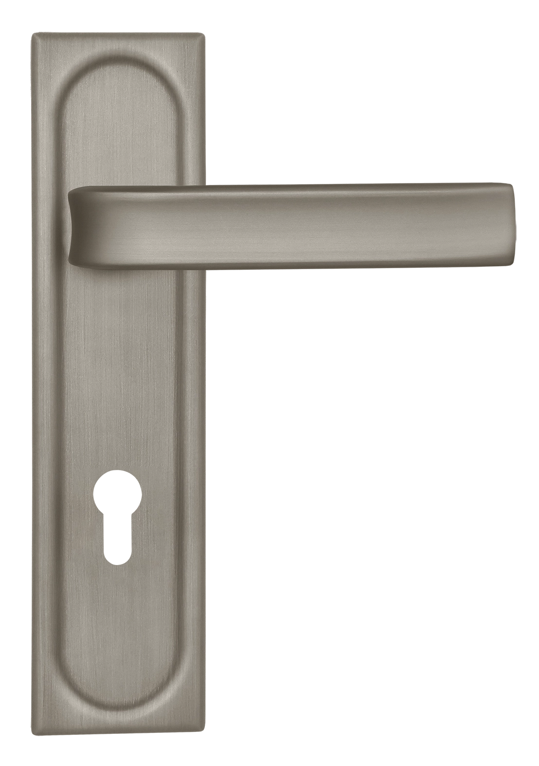 Ручка дверная THE BUS STATION PLS KH SMI на планке под ключевой цилиндр, цвет Весенняя дымка/Spring Mist фото купить Новокузнецк