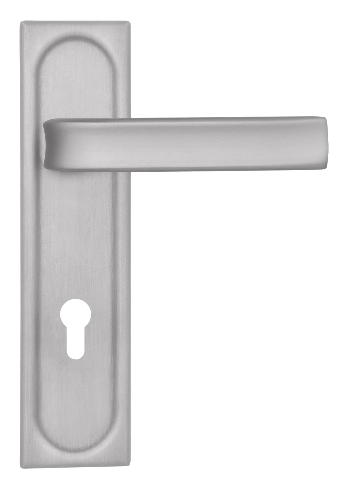 Ручка дверная THE BUS STATION PLS KH SSW на планке под ключевой цилиндр, цвет Стокгольмский снегопад/Stockholm Snowfall фото купить Новокузнецк