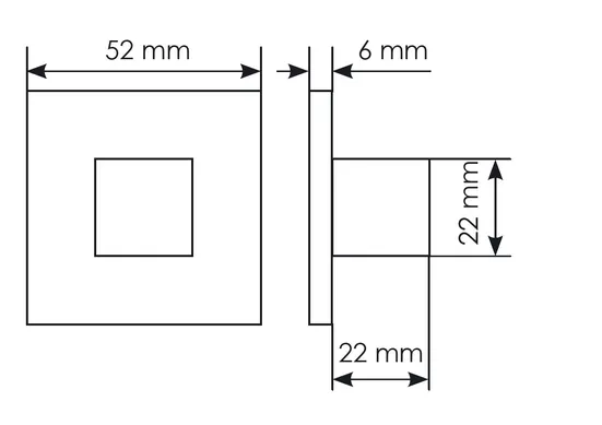 Комплект дверных ручек MH-54-S6 BL с заверткой MH-WC-S6 BL + замок M1895 BL, цвет черный фото дверная фурнитура Новокузнецк