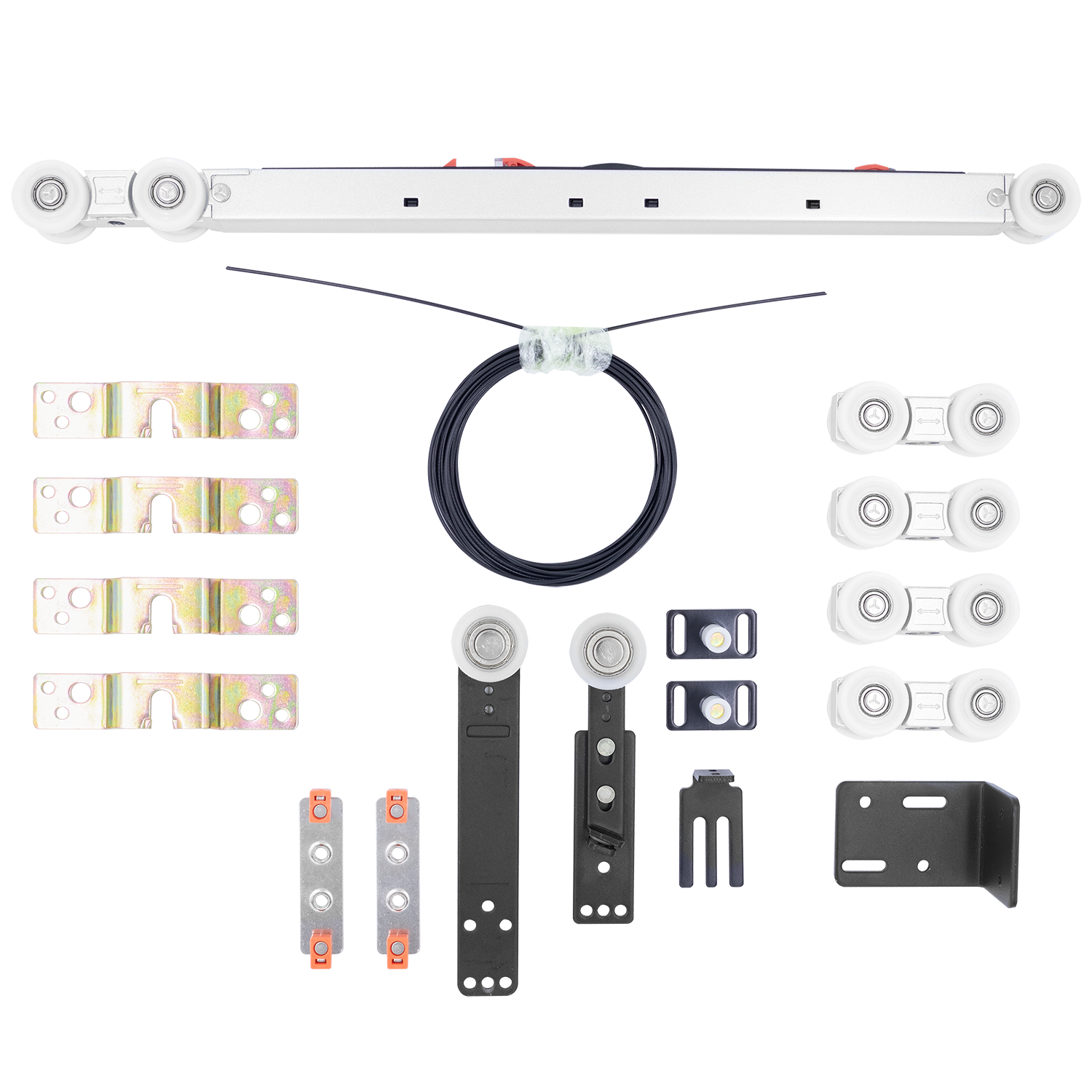 SET-TS 2+1, комплект системы TS для раздвижных дверей на 3 полотна (2 подвижных и 1 стационарное) фото купить Новокузнецк