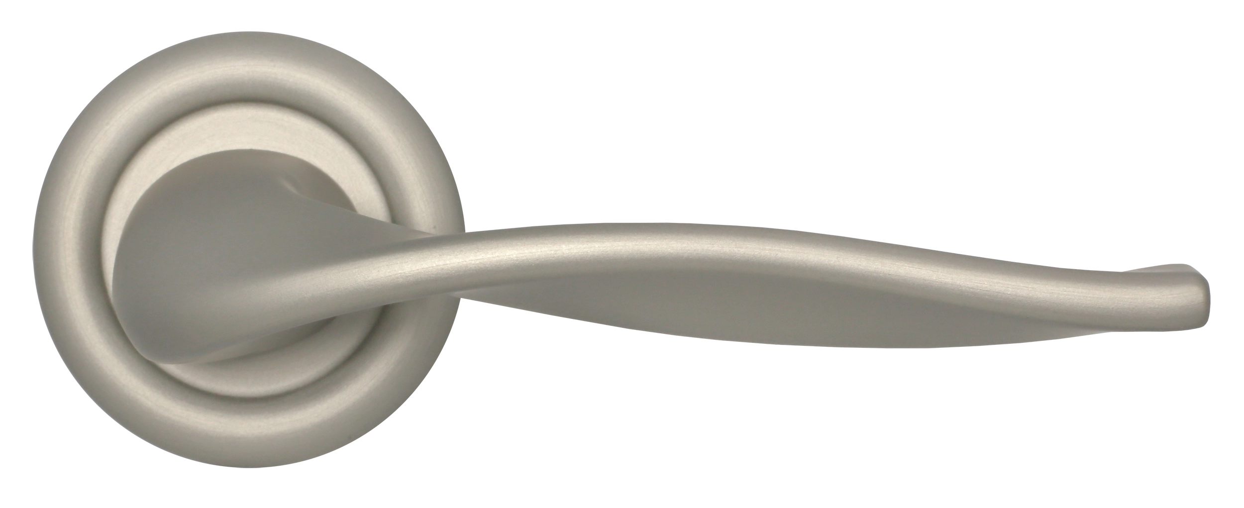 Ручка дверная SKYSCRAPER R7 SMI на круглой розетке, цвет Весенняя дымка/Spring Mist фото купить в Новокузнецке