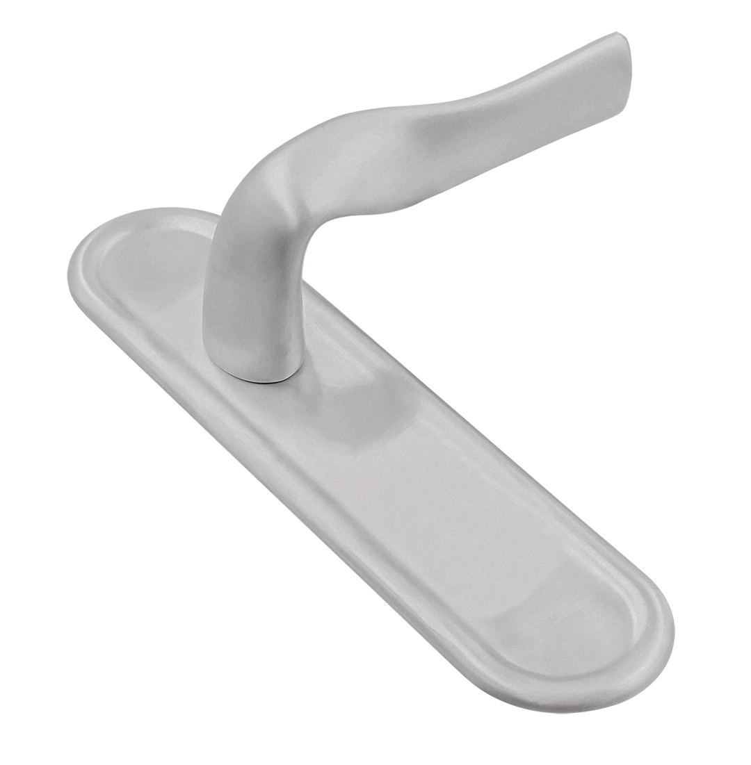 Ручка дверная LVB PLR SSW на планке, цвет Стокгольмский снегопад/Stockholm Snowfall фото купить Новокузнецк