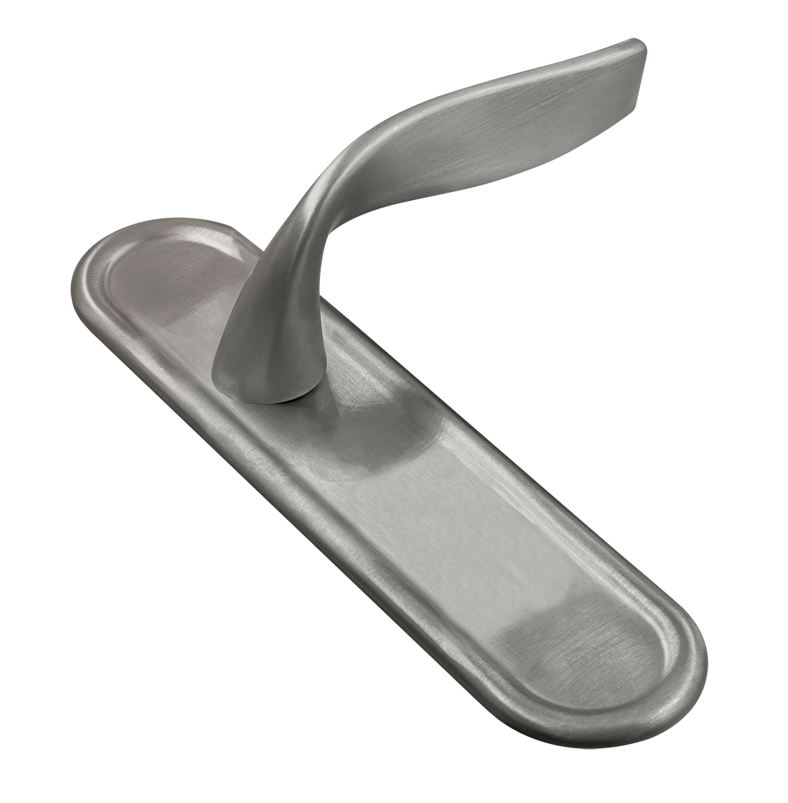 Ручка дверная SKYSCRAPER PLR WF на планке, цвет Зимняя стужа/Winter Frost фото купить Новокузнецк