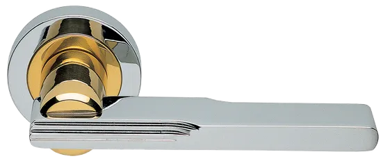 VERONICA R2 COT, ручка дверная, цвет - глянцевый хром/золото фото купить Новокузнецк