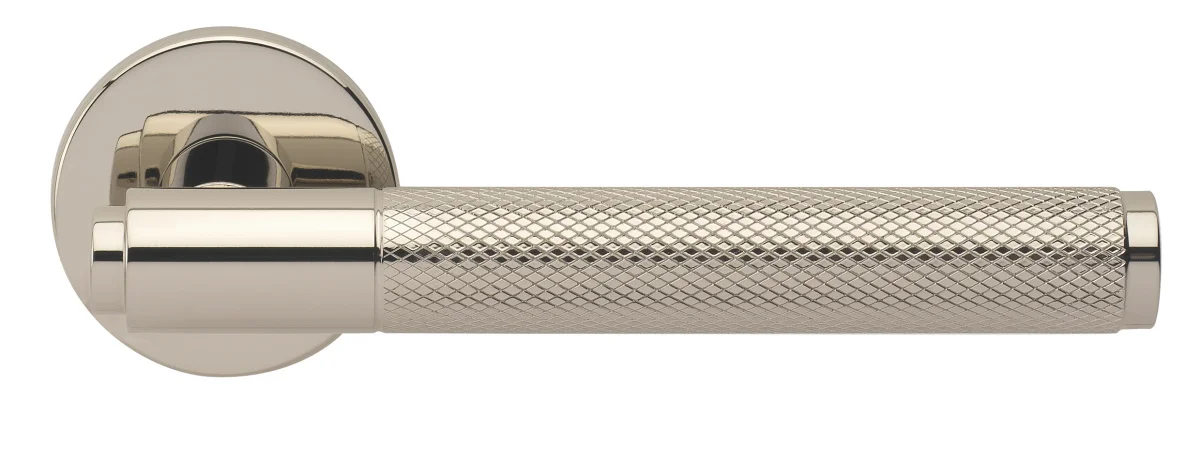 BRIDGE R6 NIS, ручка дверная с усиленной розеткой, цвет -  матовый никель фото купить Новокузнецк