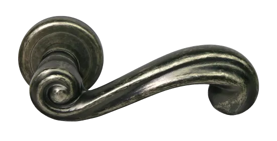 PLAZA, ручка дверная CC-1 FEA, цвет - состаренное серебро фото купить Новокузнецк