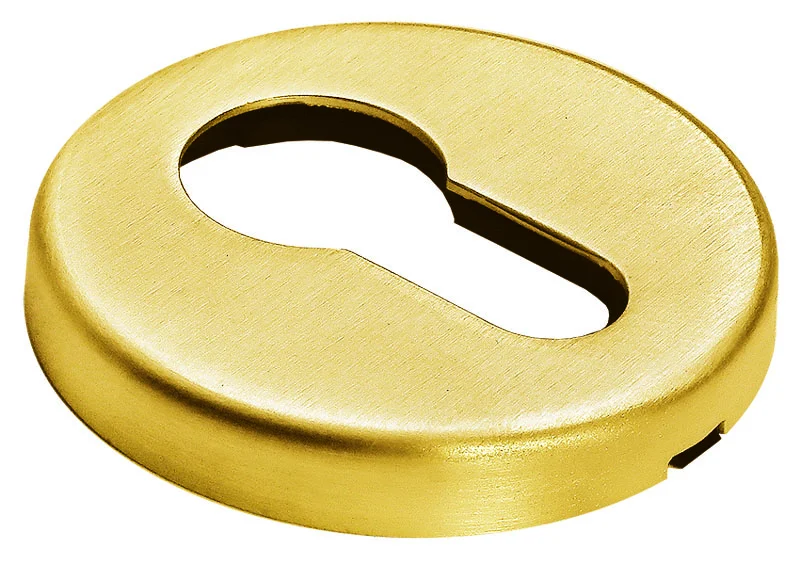 LUX-KH-R5 OSA, накладка на евроцилиндр, цвет - матовое золото фото купить Новокузнецк
