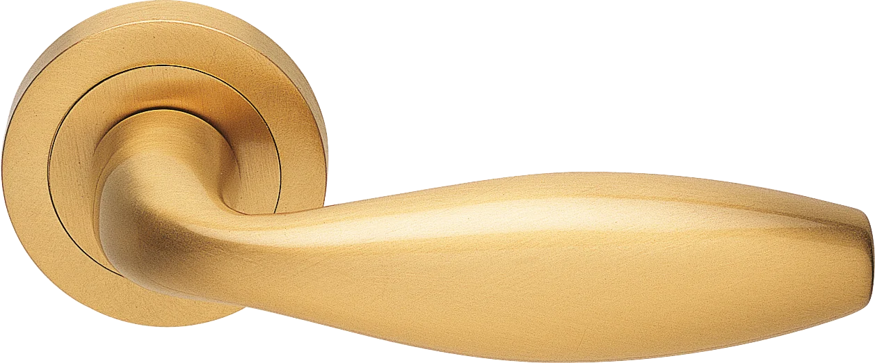 SIENA R2 OSA, ручка дверная, цвет - матовое золото фото купить Новокузнецк