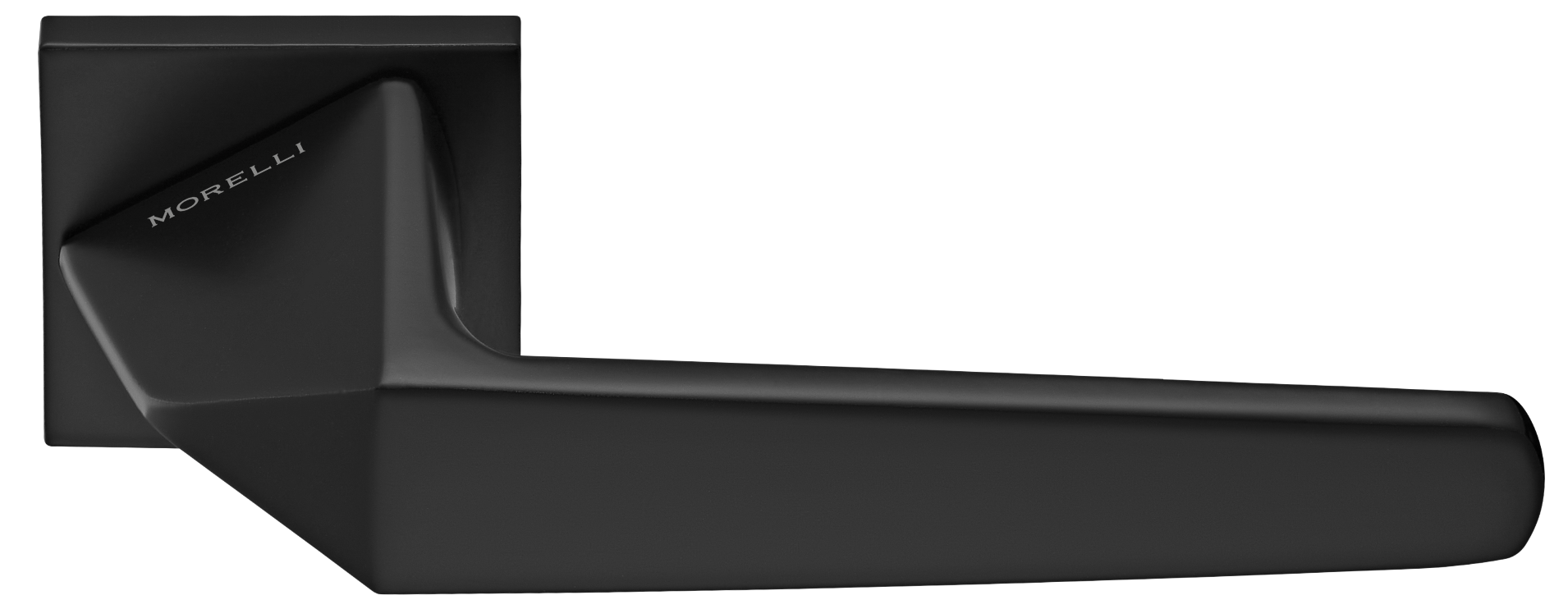 SOUK ручка дверная на квадратной розетке 6 мм, MH-55-S6 BL, цвет - черный фото купить Новокузнецк