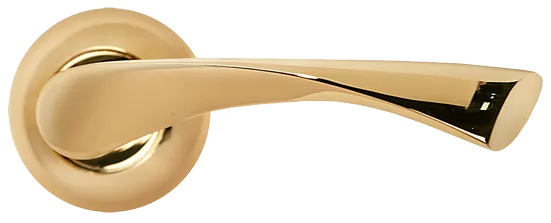 КАПЕЛЛА, ручка дверная MH-01 GP, цвет золото фото купить в Новокузнецке