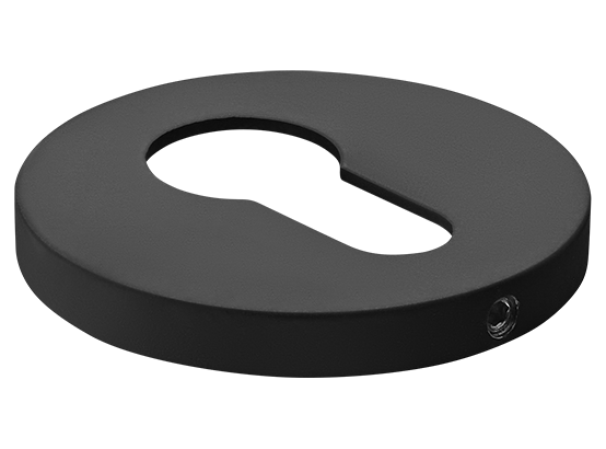 Накладка на ключевой цилиндр, на круглой розетке 6 мм, MH-KH-R6 BL, цвет - чёрный фото купить Новокузнецк