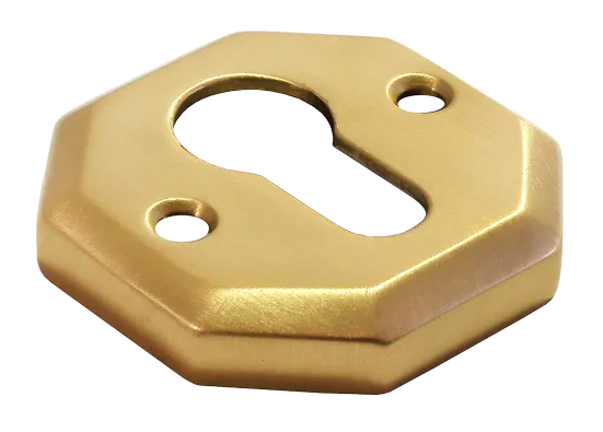 LUX-KH-Y OSA, накладка на евроцилиндр, цвет - матовое золото фото купить Новокузнецк